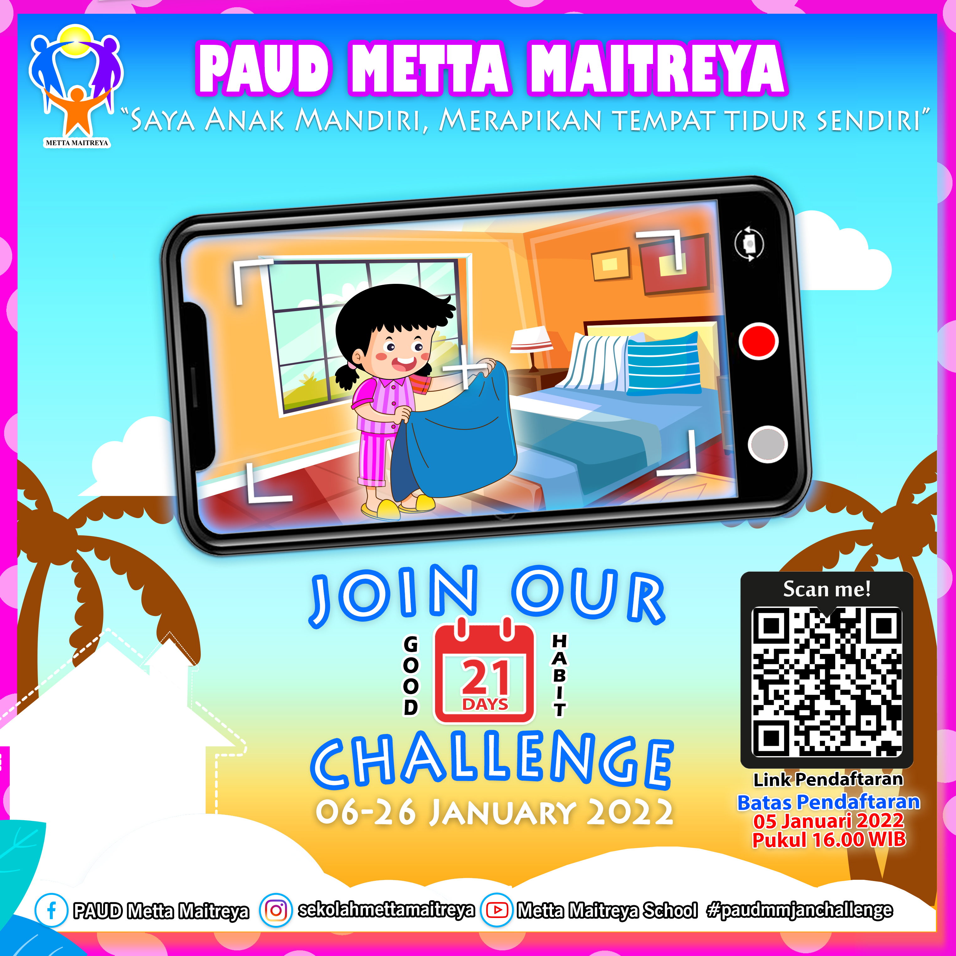 Januari Good Habit Challenge | PAUD METTA MAITREYA